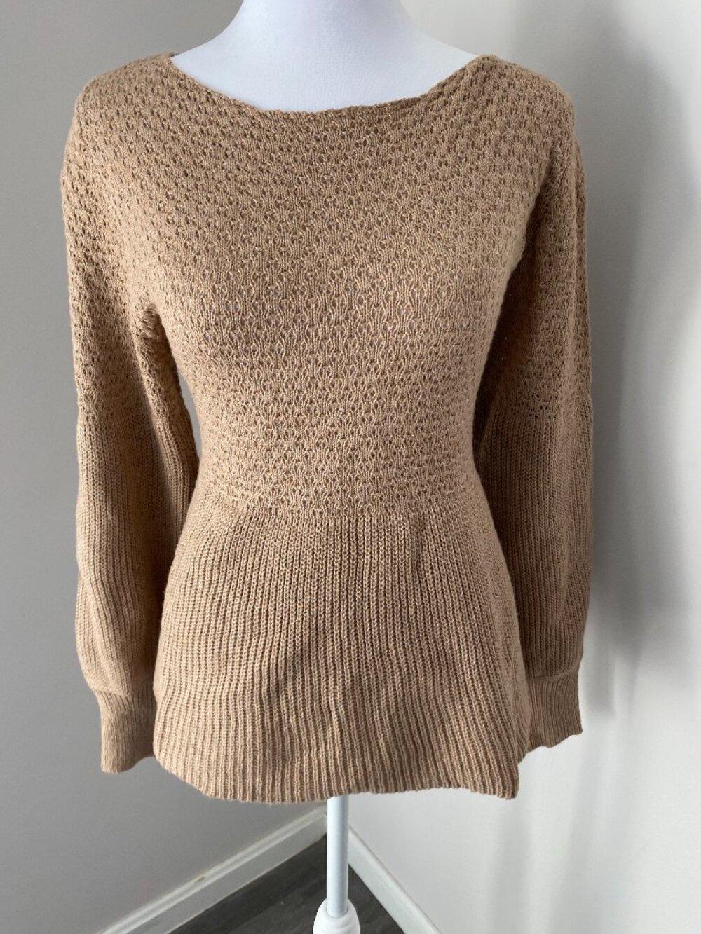 Knit Peplum Sweater